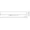 Дренажная система ALCAPLAST APZ5-TWIN-950 SPA для монтажа в стену под плитку