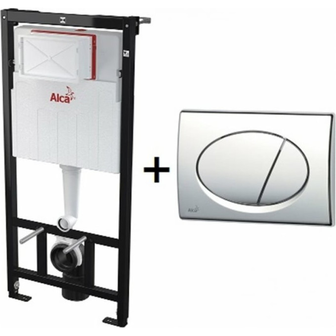 Инсталляция ALCAPLAST SET с белой кнопкой AM101/1120-31RU M70-0001
