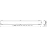 Водоотводящий желоб ALCAPLAST APZ6S-300 PROFESSIONAL с порогами для цельной решетки